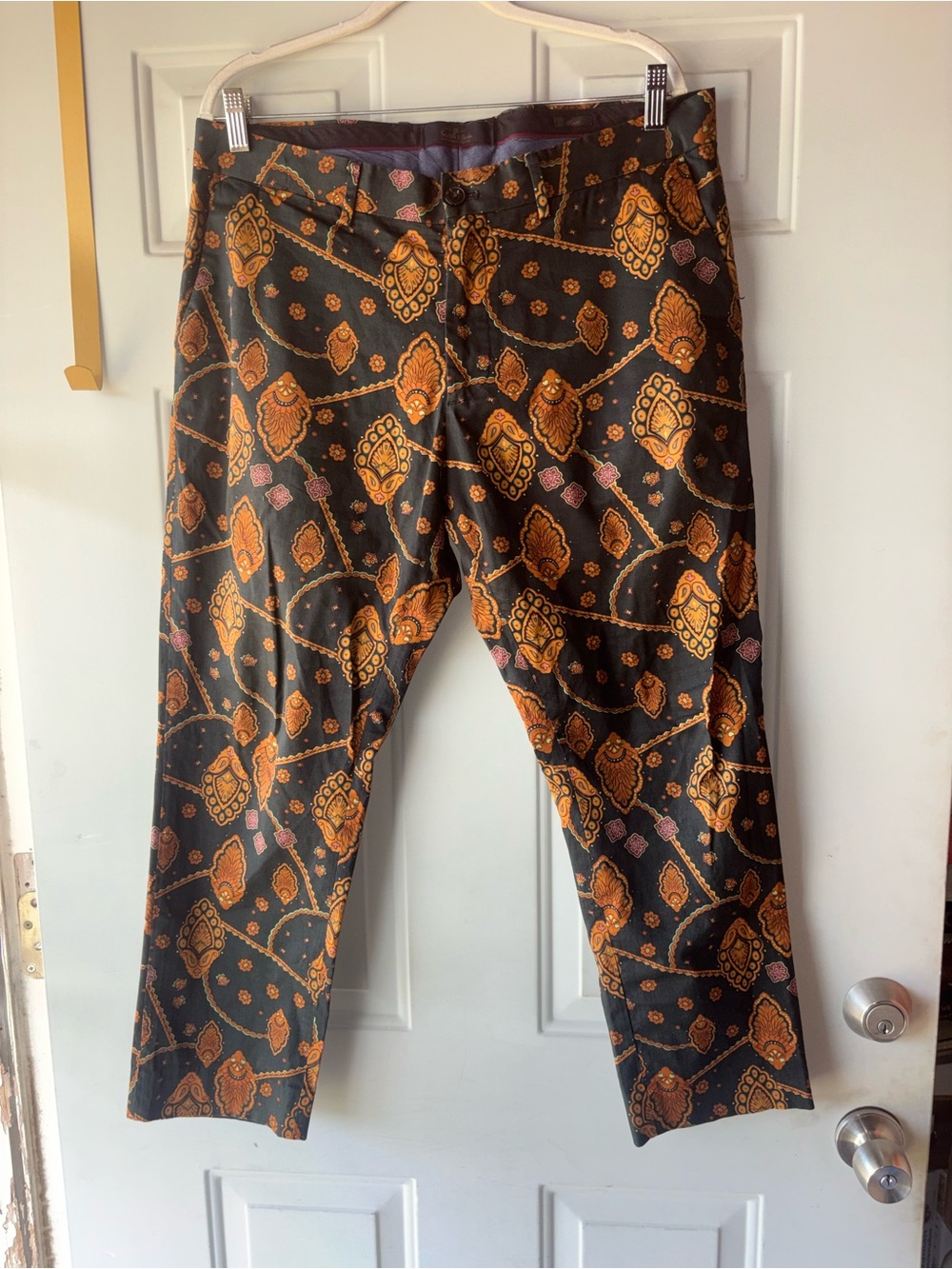 Scotch & Soda print crop pants size 34